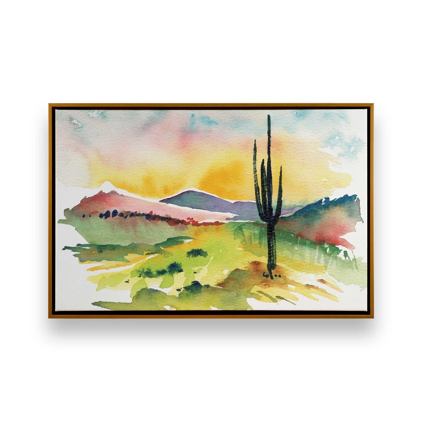 [Color:Polished Gold], Picture of art in a Polished Gold frame