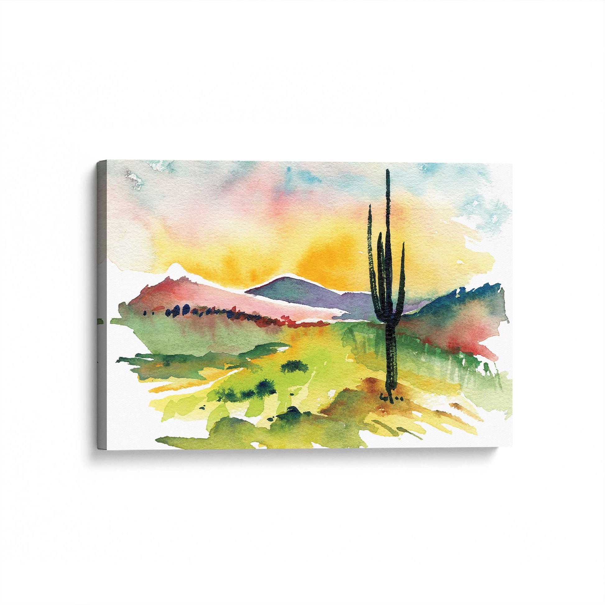 [Color:Stretched Canvas], Picture of art at an angle