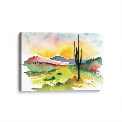 [Color:Stretched Canvas], Picture of art at an angle