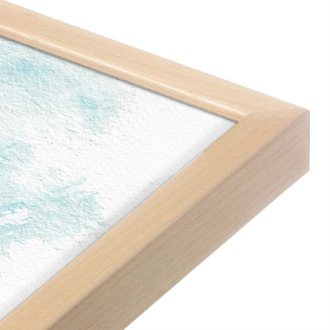 [Color:Raw Maple], Picture of art in a Raw Maple frame at an angle