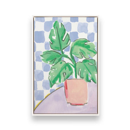 [Color:Opaque White], Picture of art in a White frame