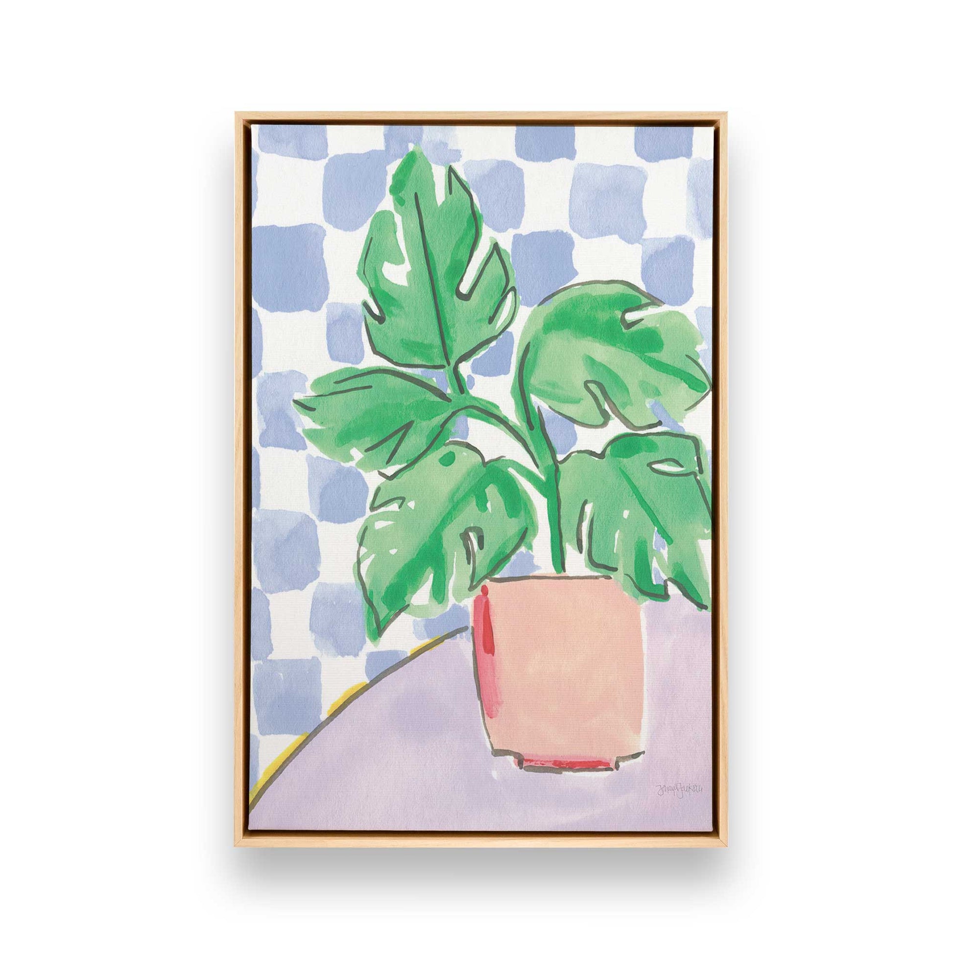 [Color:American Maple], Picture of art in a American Maple frame