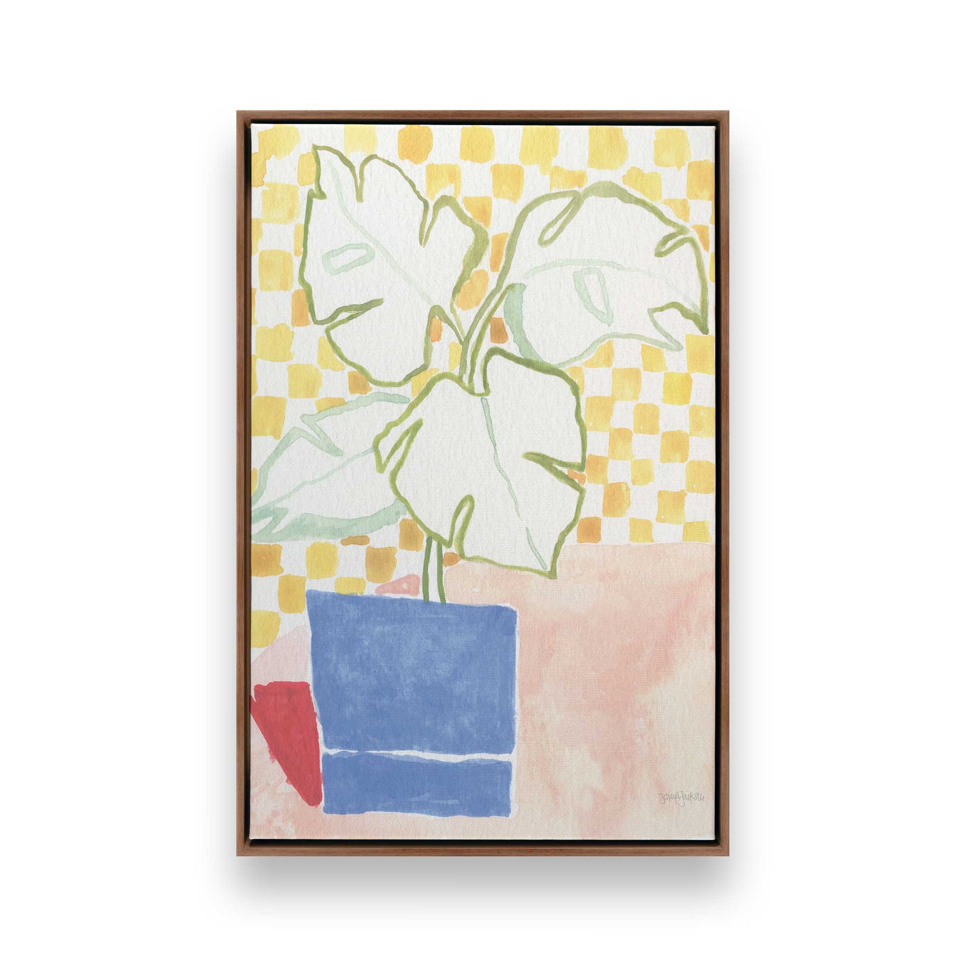 [Color:Walnut], Picture of art in a Walnut frame