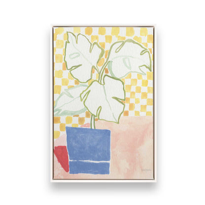 [Color:Opaque White], Picture of art in a White frame