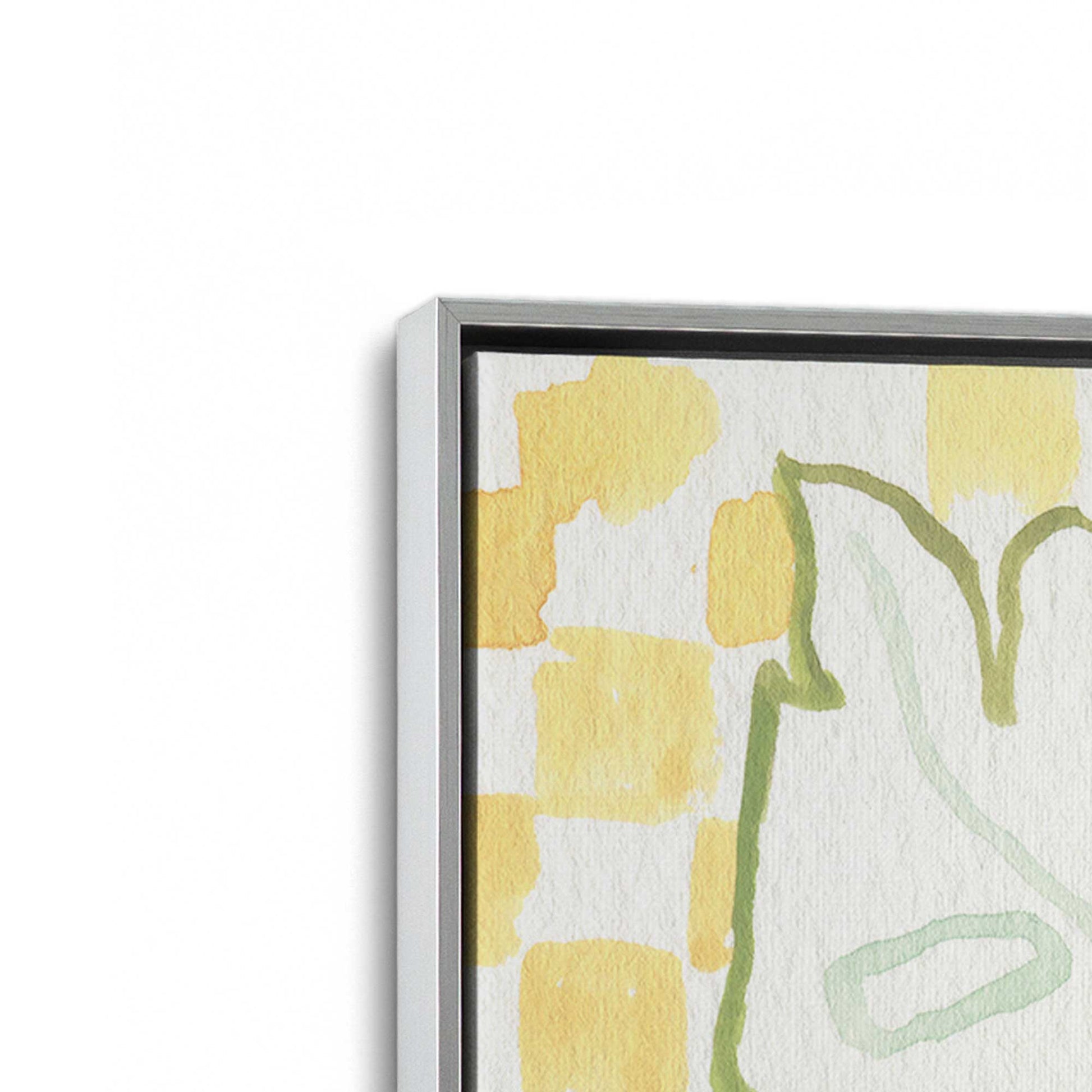 [Color:Polished Chrome], Picture of art in a Polished Chrome frame at an angle