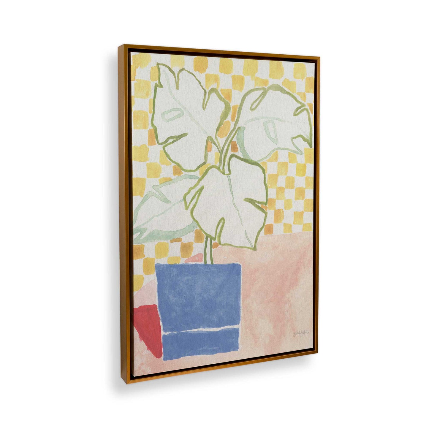 [Color:Polished Gold], Picture of the corner of the art