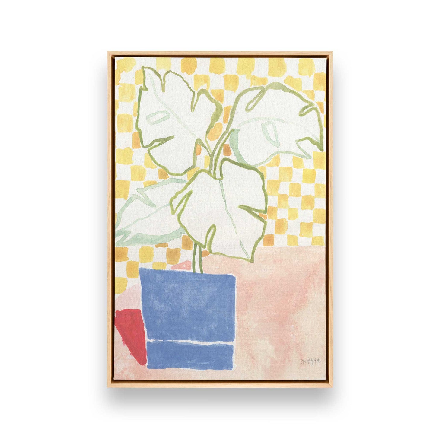 [Color:American Maple], Picture of art in a American Maple frame