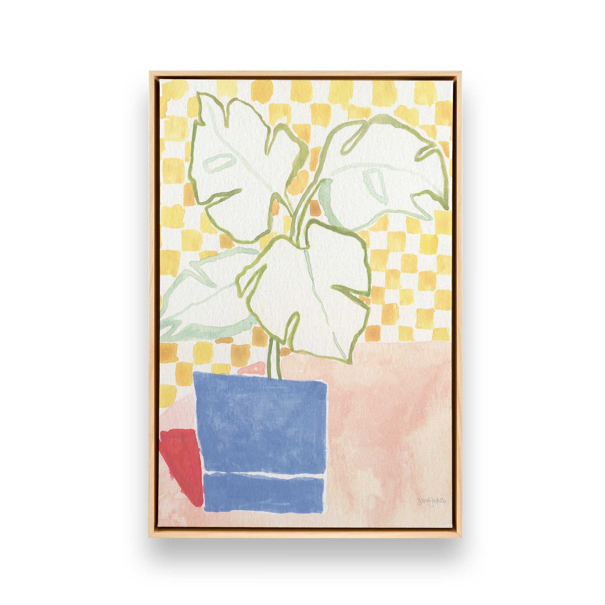 [Color:American Maple], Picture of art in a American Maple frame