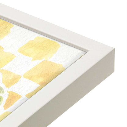 [Color:Opaque White], Picture of art in a Opaque White frame at an angle