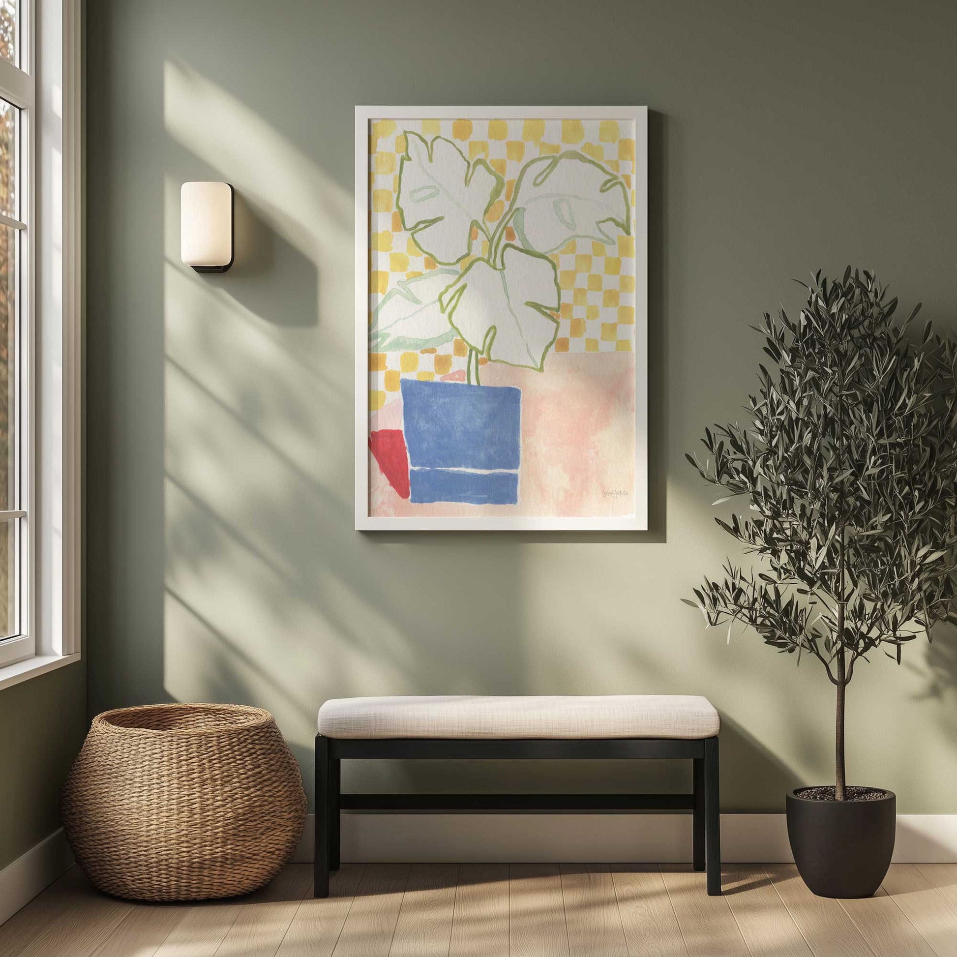[SPECIAL],[LIFESTYLE], Picture of art hanging in a room