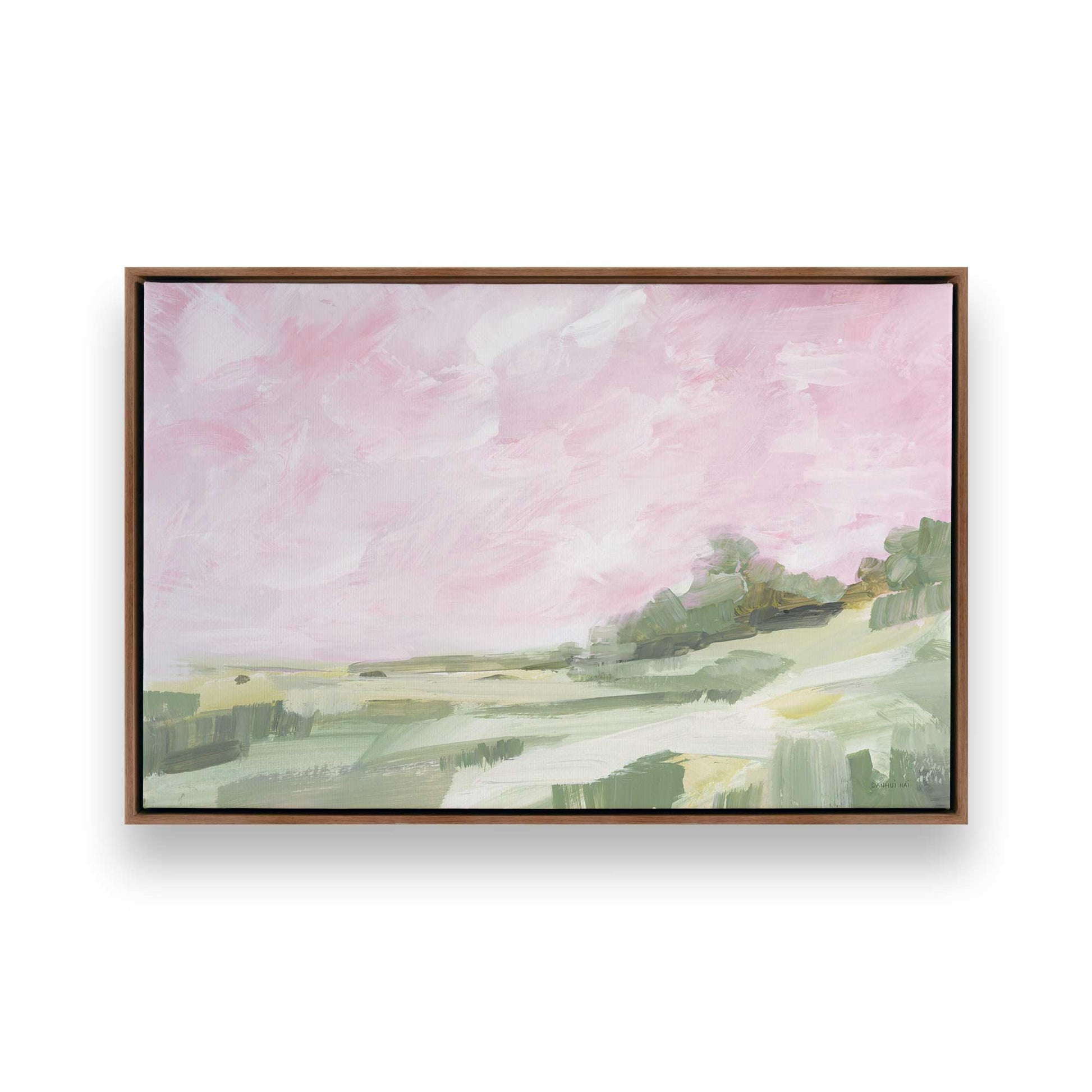 [Color:Walnut], Picture of art in a Walnut frame