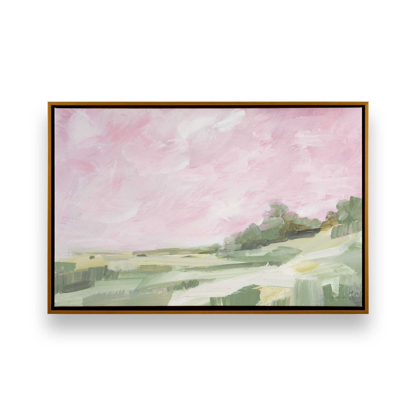 [Color:Polished Gold], Picture of art in a Polished Gold frame