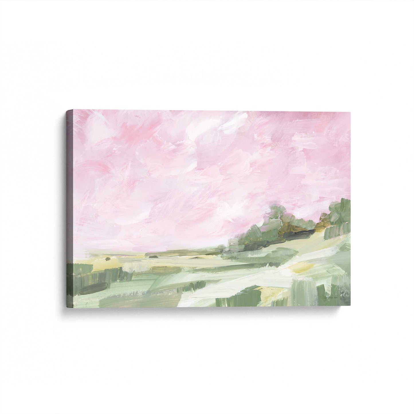 [Color:Stretched Canvas], Picture of art at an angle