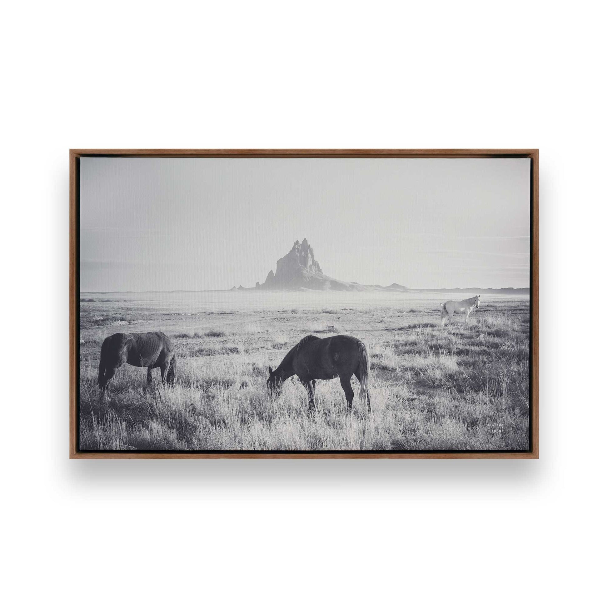 [Color:Walnut], Picture of art in a Walnut frame
