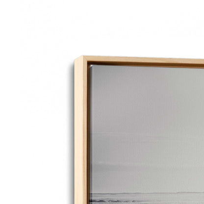 [Color:American Maple], Picture of art in a American Maple frame at an angle