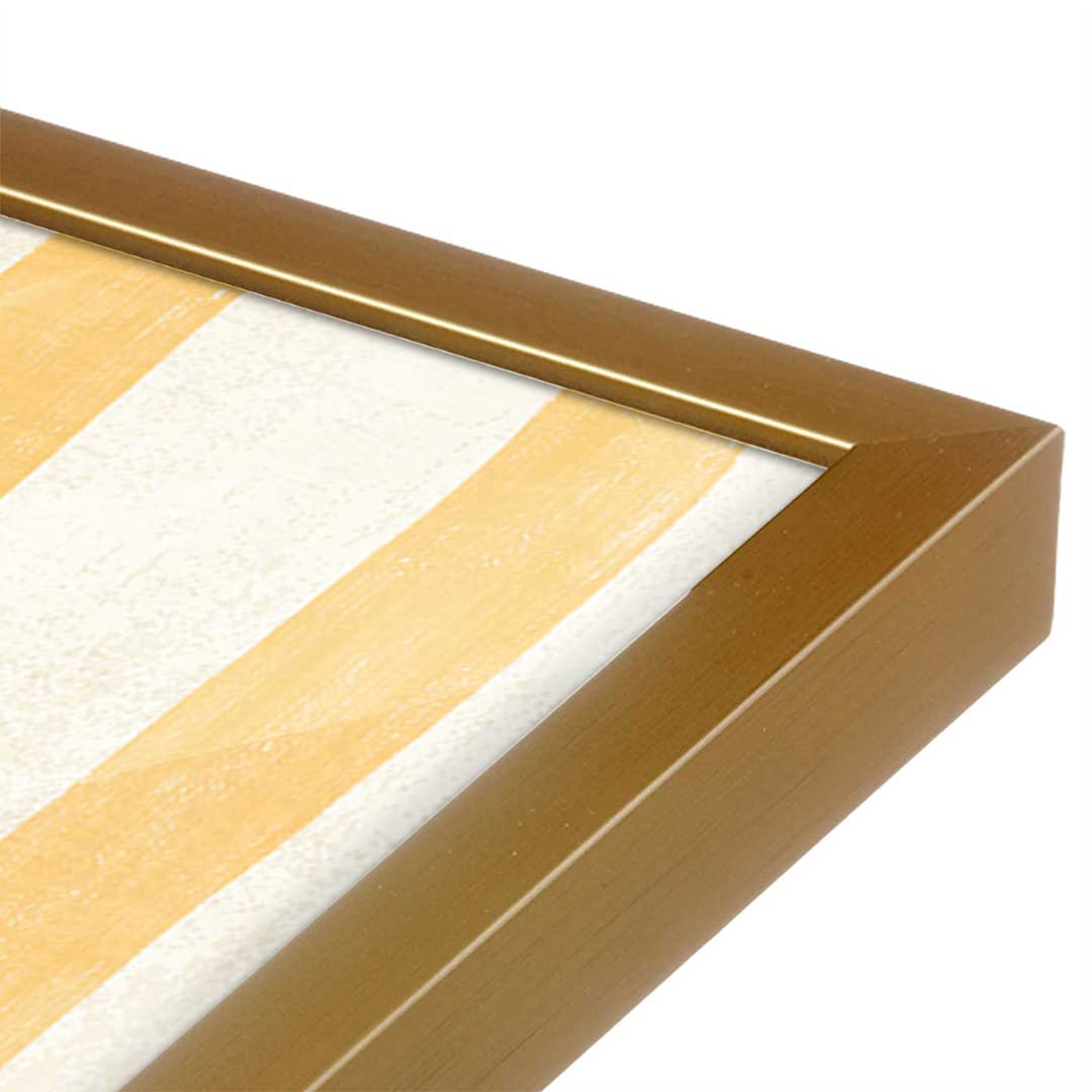 [Color:Polished Gold], Picture of art in a Polished Gold frame at an angle