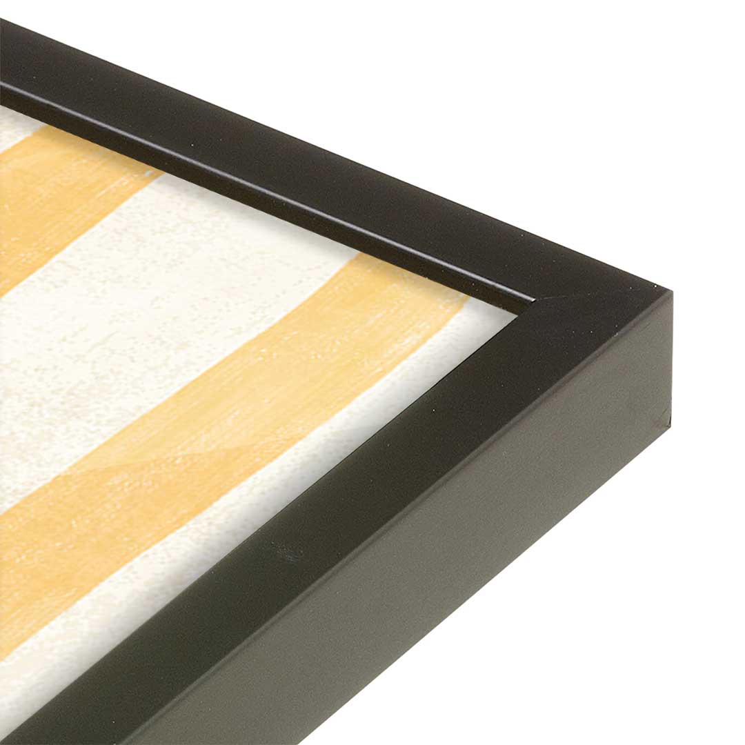 [Color:Satin Black], Picture of art in a Satin Black frame at an angle