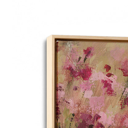 [Color:American Maple], Picture of art in a American Maple frame at an angle