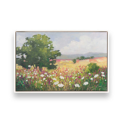 [Color:Opaque White], Picture of art in a White frame