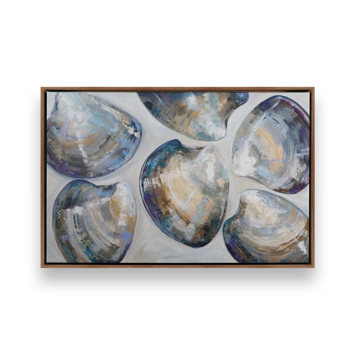 [Color:Walnut], Picture of art in a Walnut frame