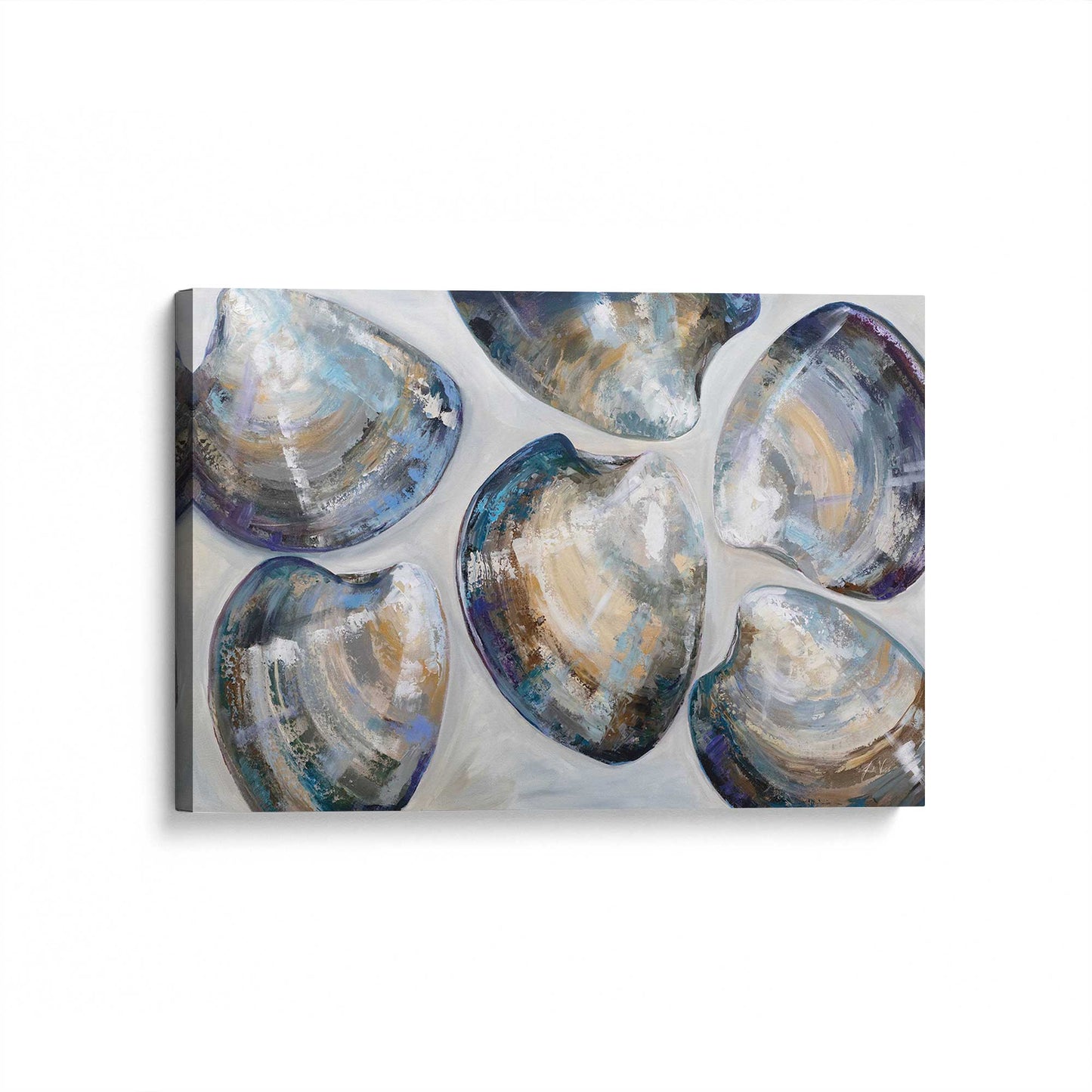 [Color:Stretched Canvas], Picture of art at an angle