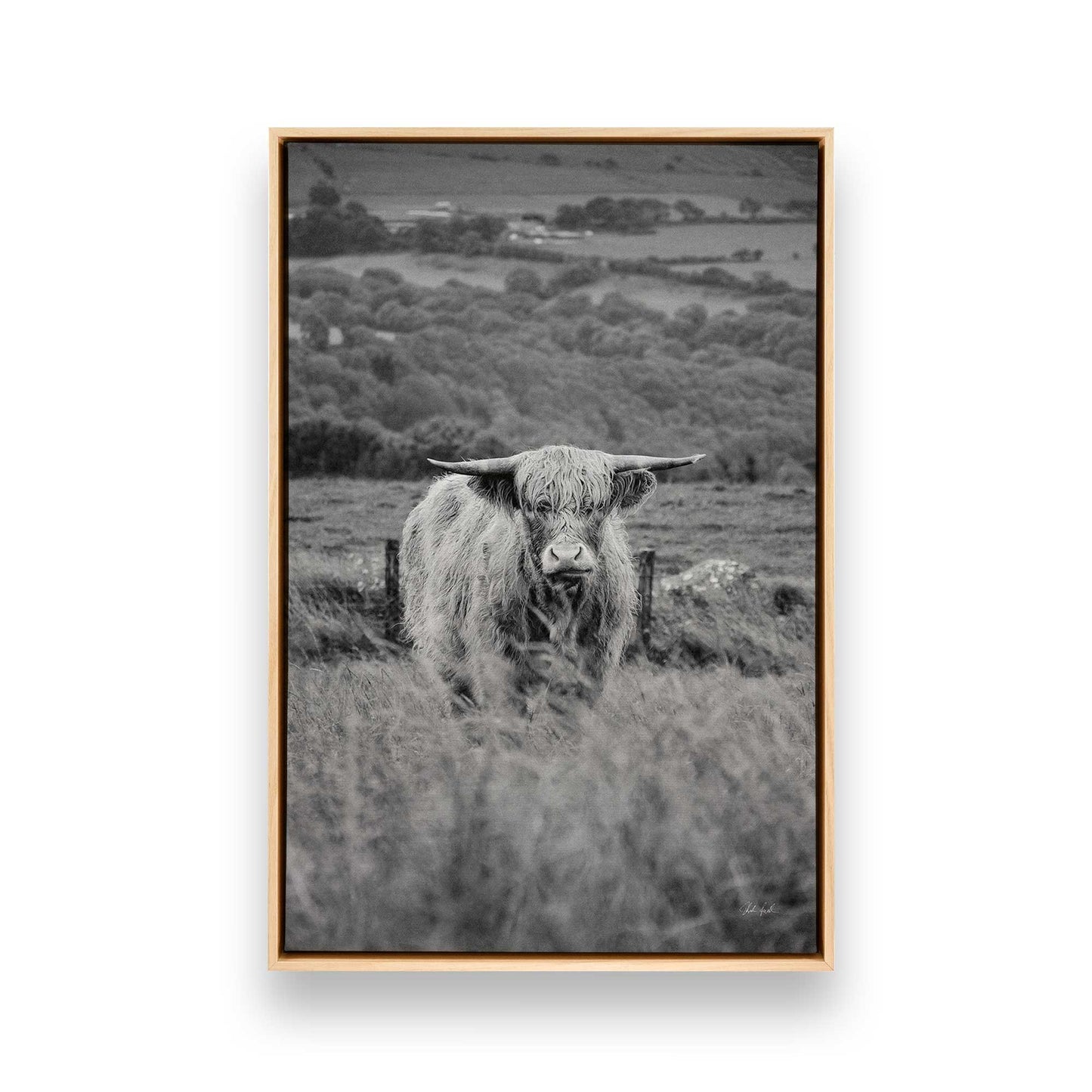 [Color:American Maple], Picture of art in a American Maple frame