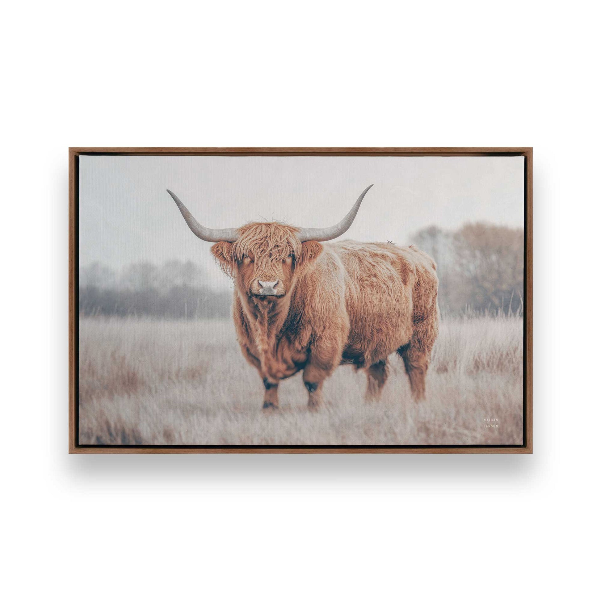 [Color:Walnut], Picture of art in a Walnut frame