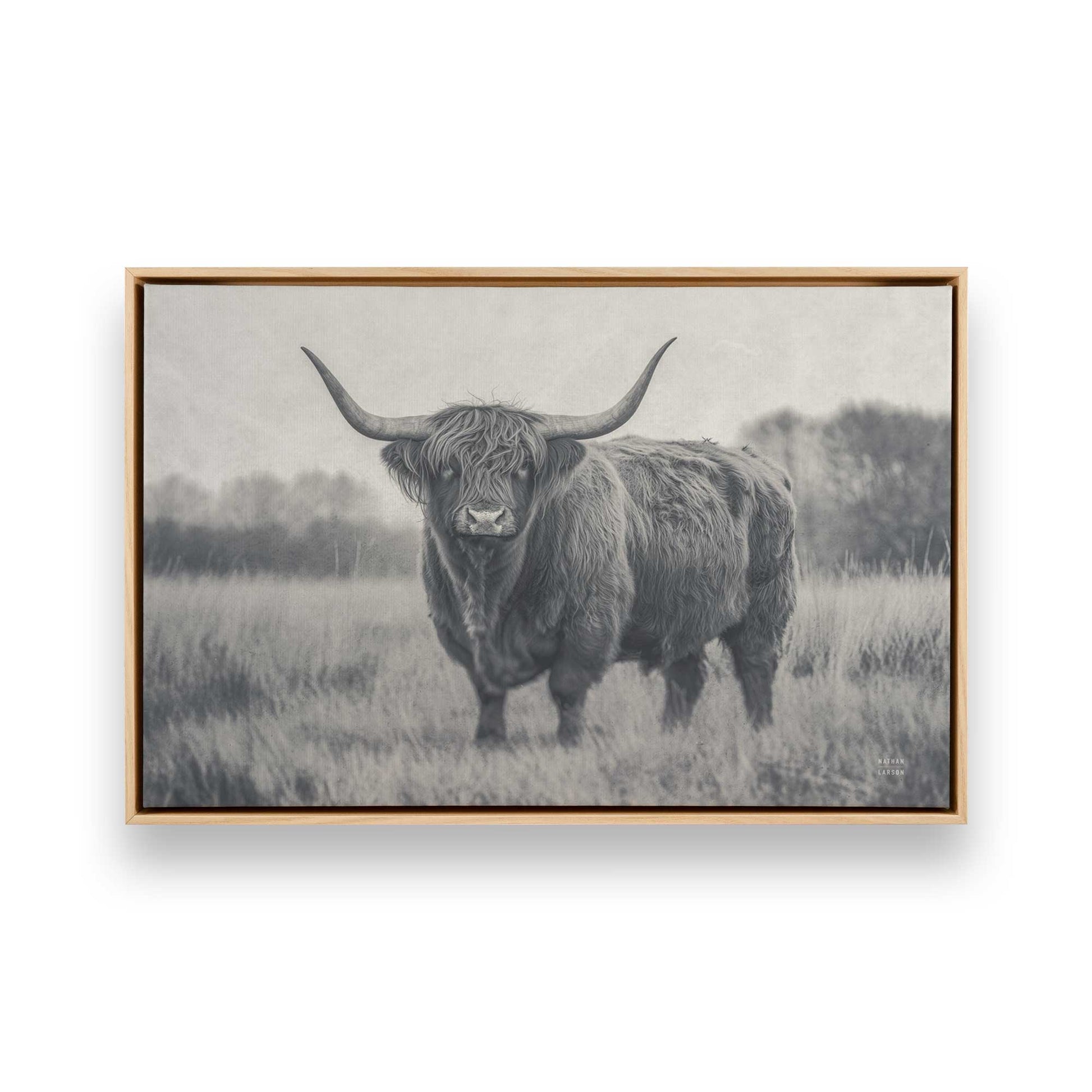 [Color:American Maple], Picture of art in a American Maple frame