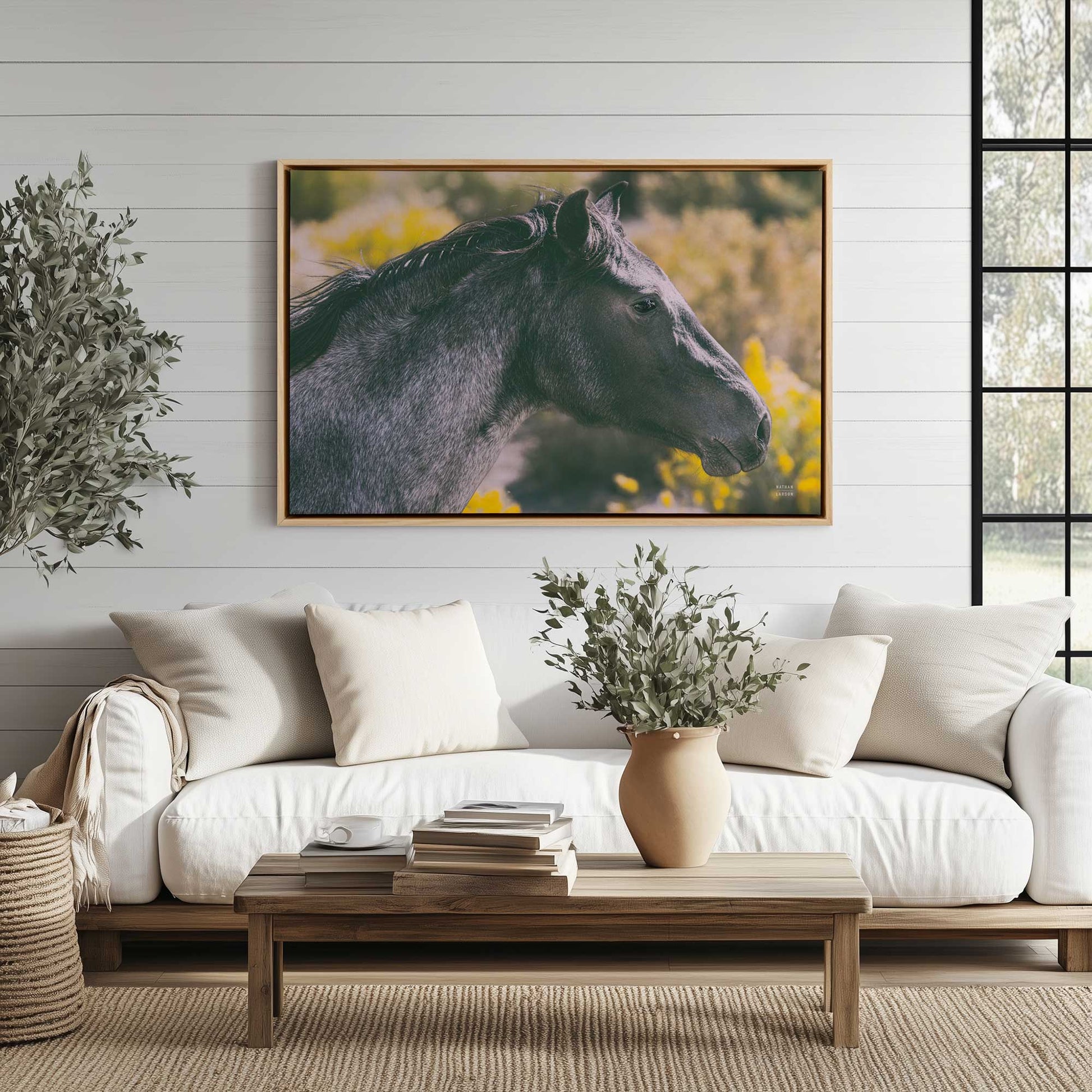 Picture of art in a room