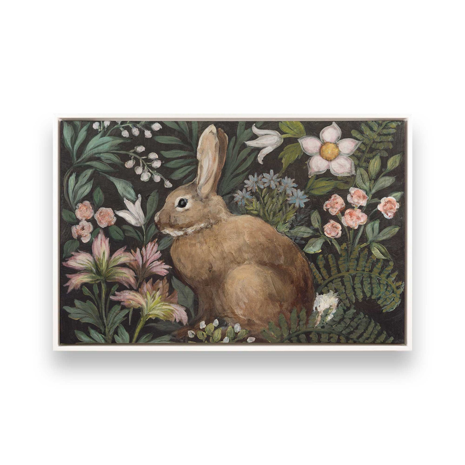 [Color:Opaque White], Picture of art in a White frame