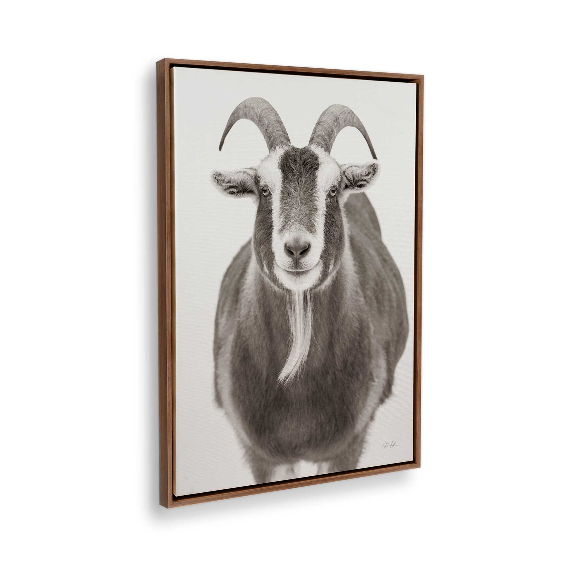 [Color:Walnut], Picture of the corner of the art