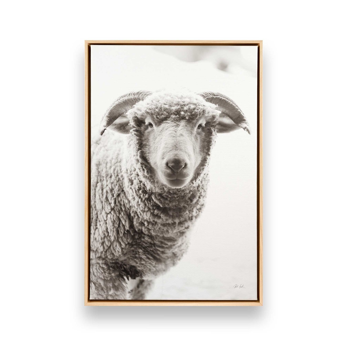 [Color:American Maple], Picture of art in a American Maple frame