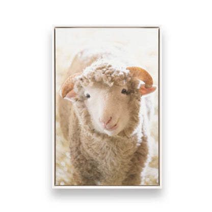 [Color:Opaque White], Picture of art in a White frame