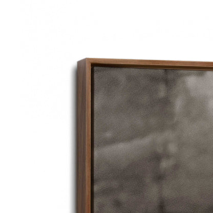 [Color:Walnut], Picture of art in a Walnut frame at an angle