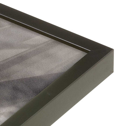 [Color:Satin Black], Picture of art in a Satin Black frame at an angle