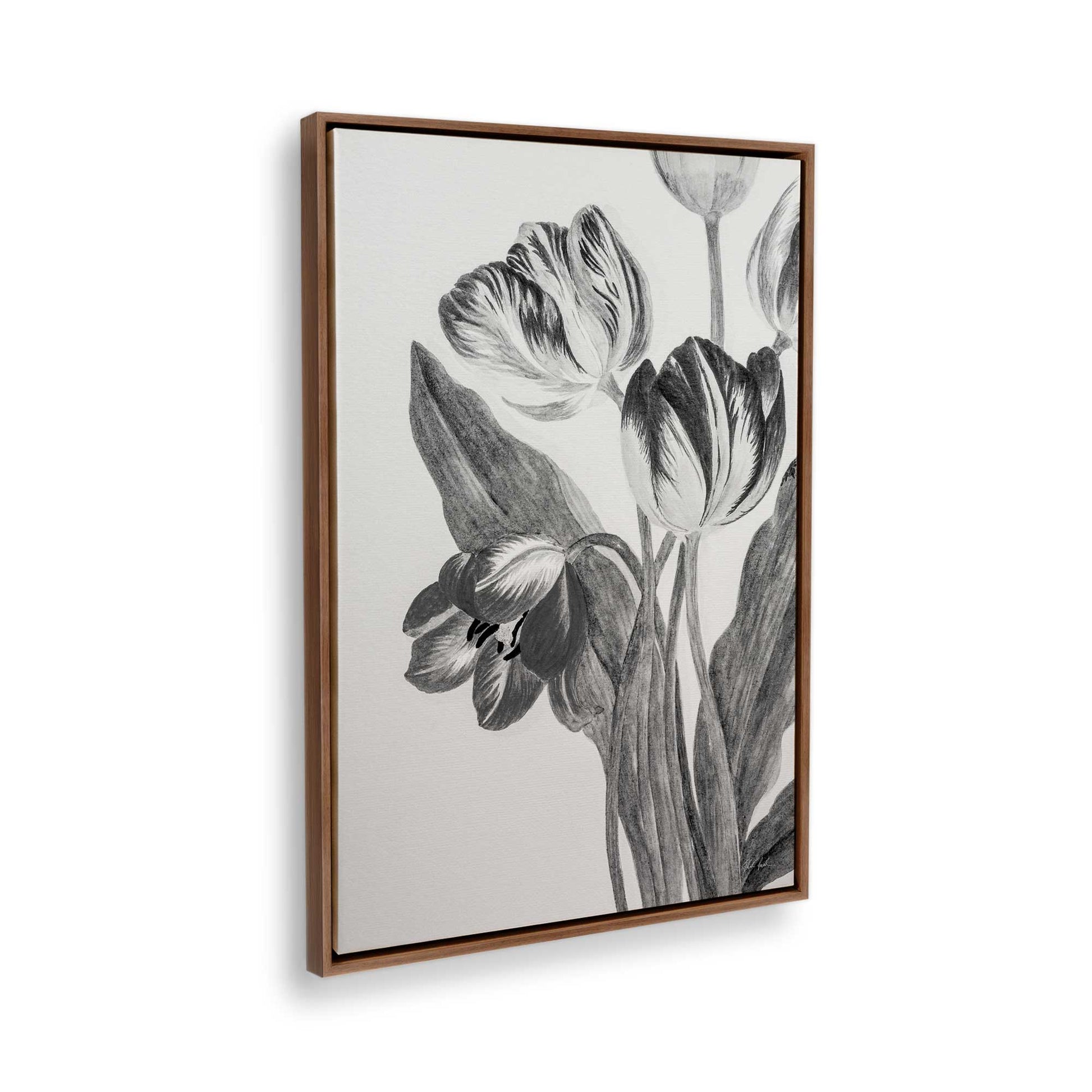 [Color:Walnut], Picture of the corner of the art