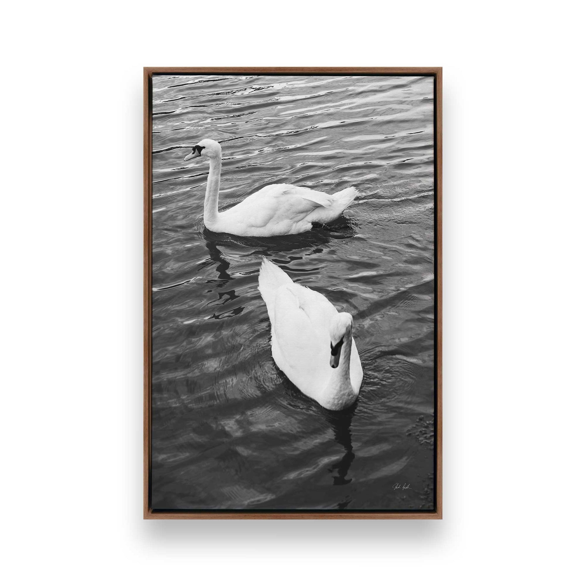 [Color:Walnut], Picture of art in a Walnut frame