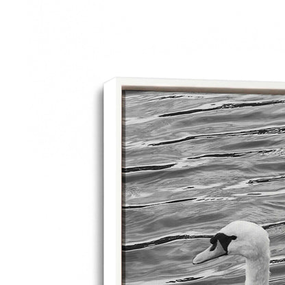 [Color:Opaque White], Picture of art in a White frame at an angle