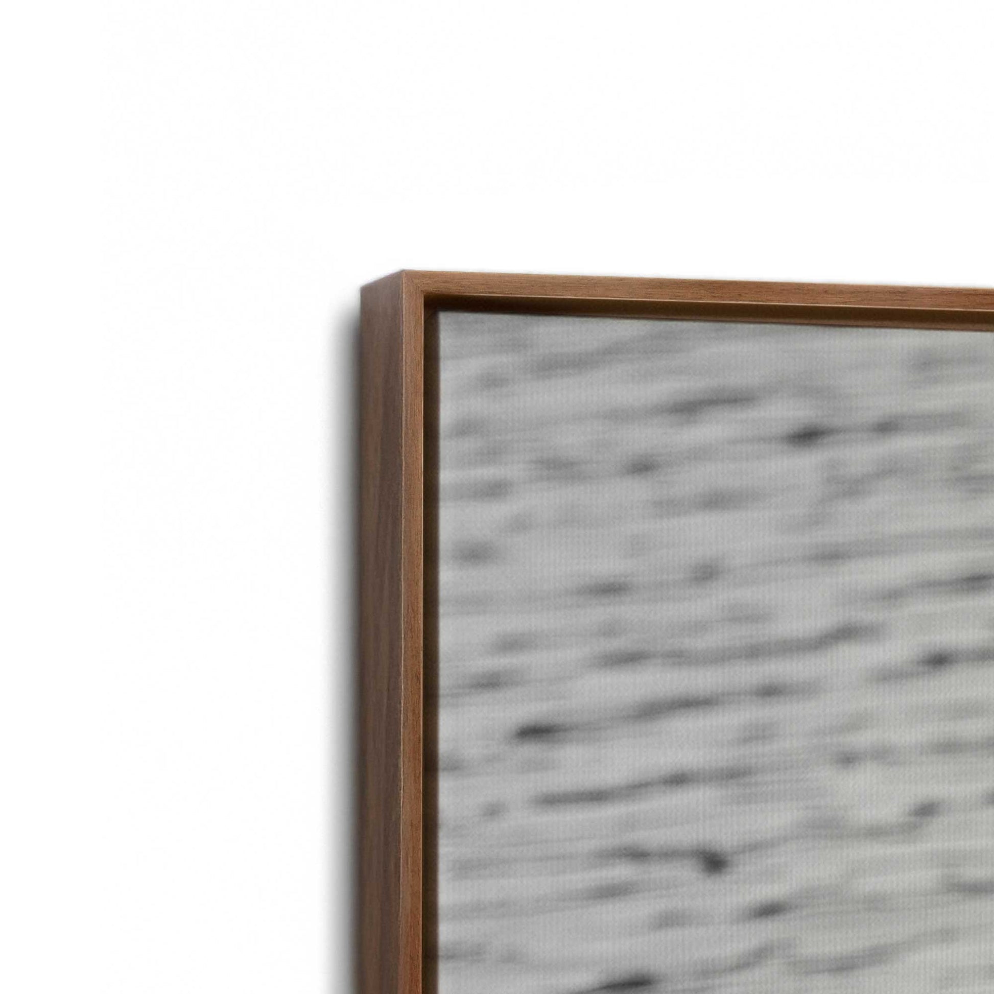 [Color:Walnut], Picture of art in a Walnut frame at an angle