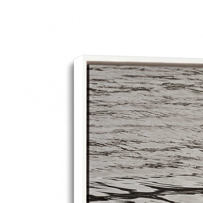 [Color:Opaque White], Picture of art in a White frame at an angle