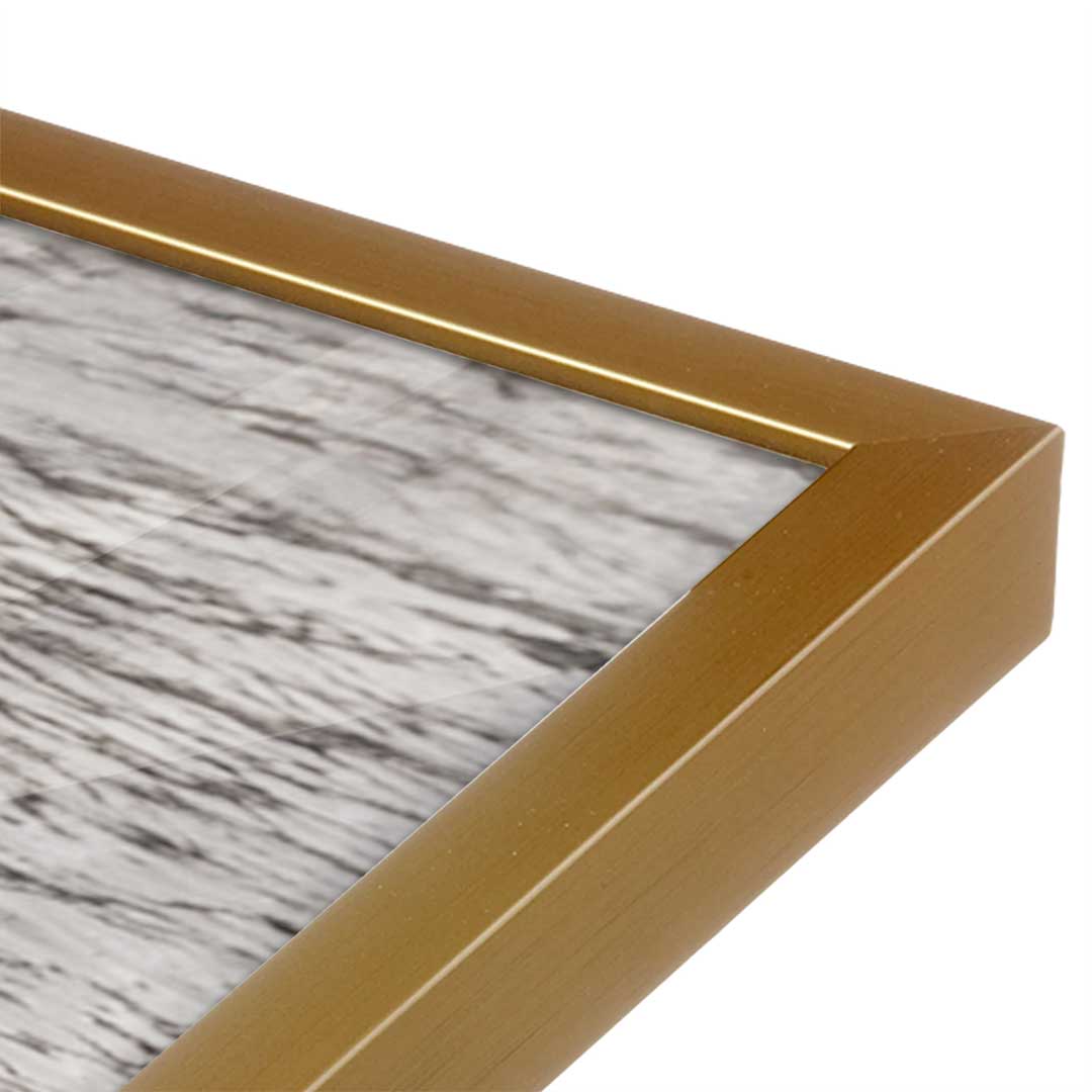 [Color:Polished Gold], Picture of art in a Polished Gold frame at an angle