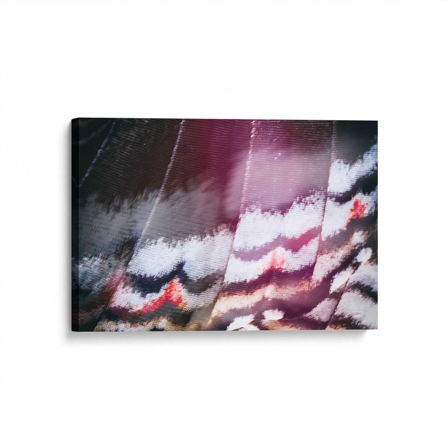 [Color:Stretched Canvas], Picture of art at an angle
