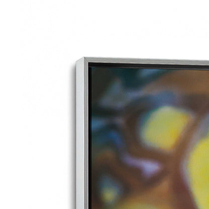 [Color:Polished Chrome], Picture of art in a Polished Chrome frame at an angle