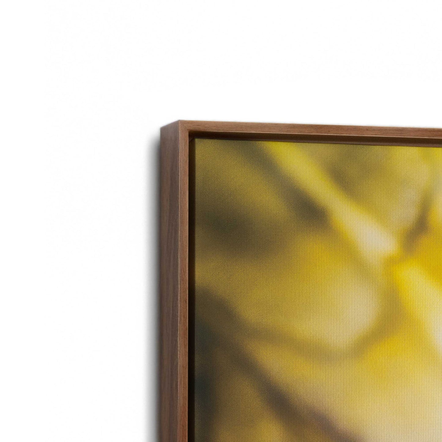 [Color:Walnut], Picture of art in a Walnut frame at an angle