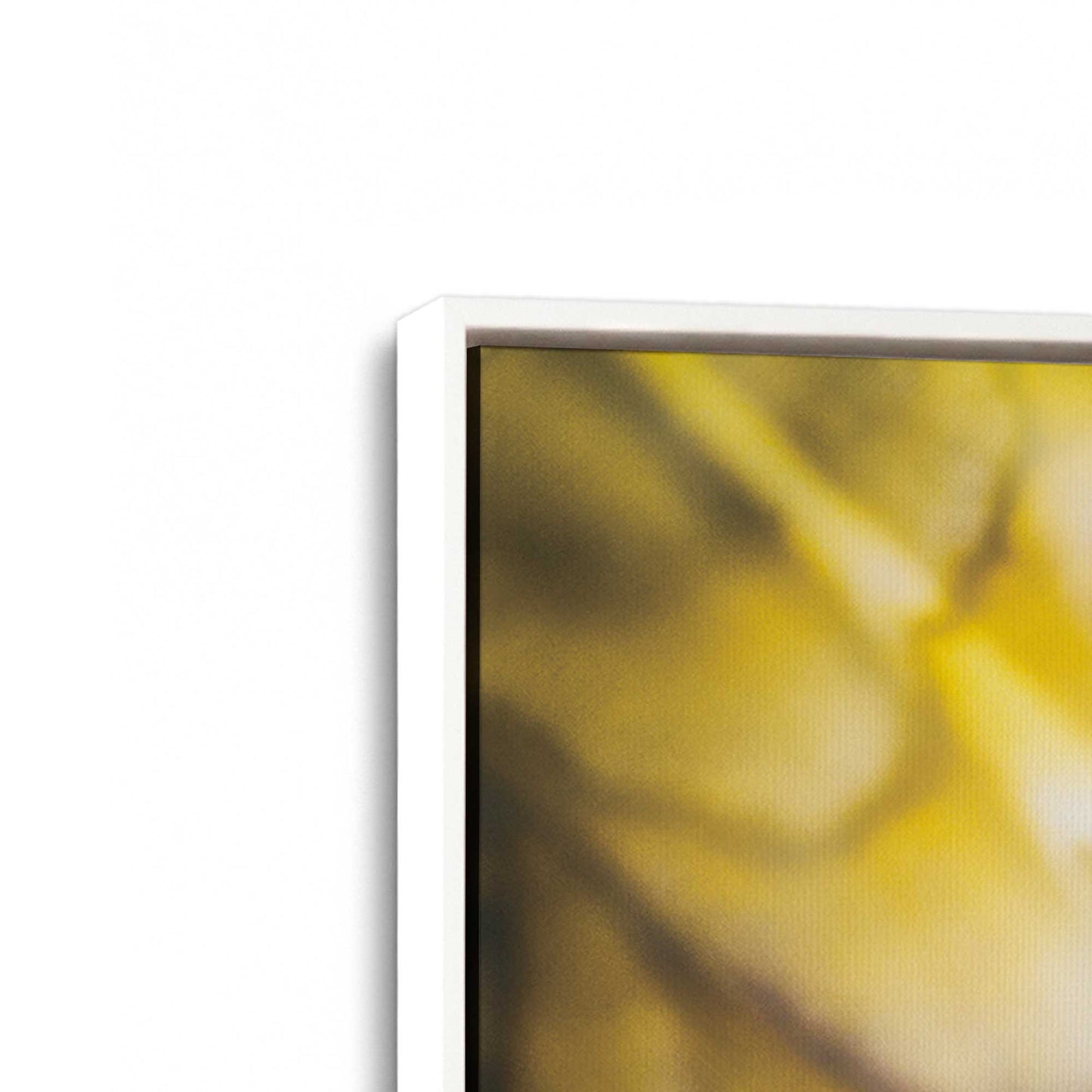 [Color:Opaque White], Picture of art in a White frame at an angle