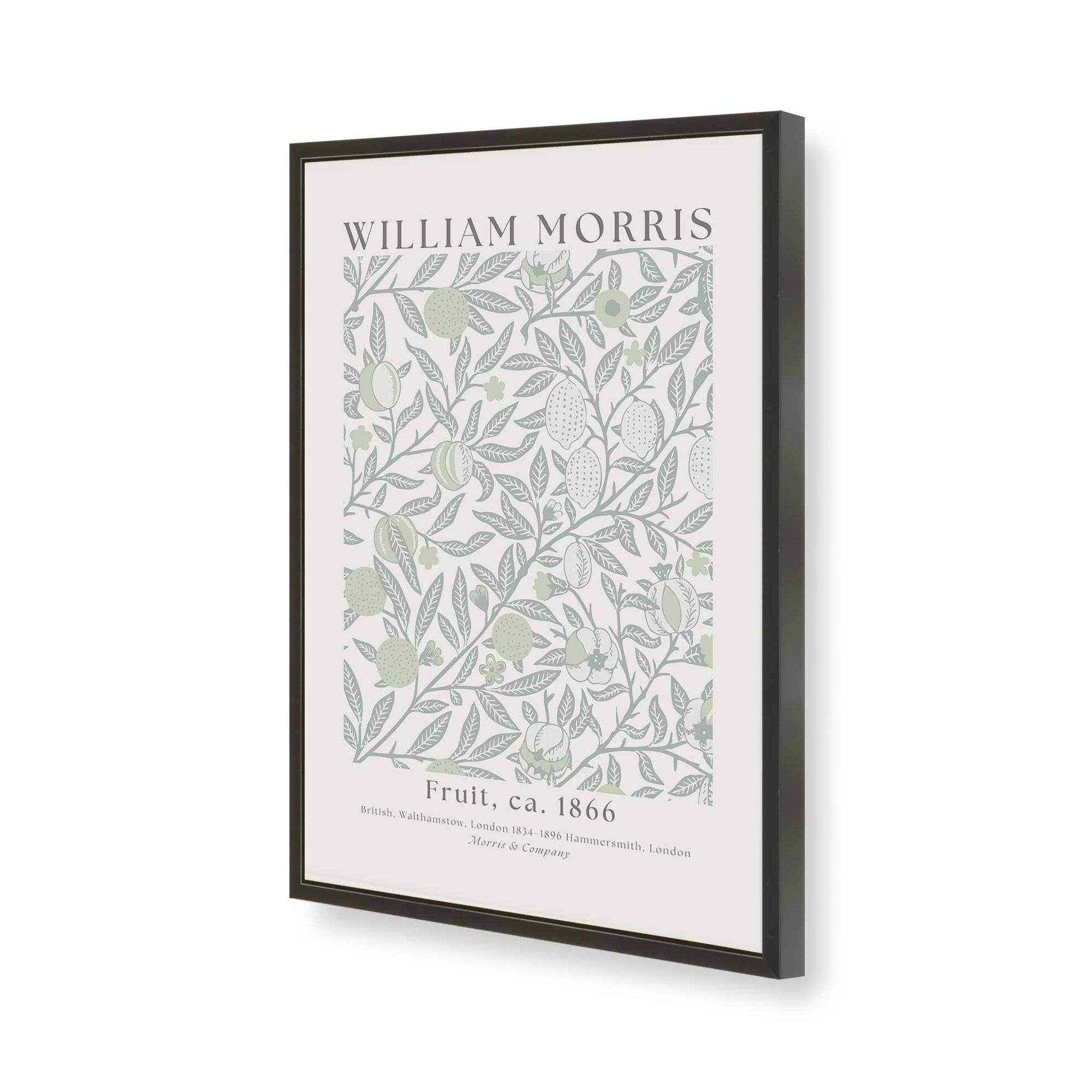 [Color:Satin Black], Picture of art in a Satin Black frame of the corner