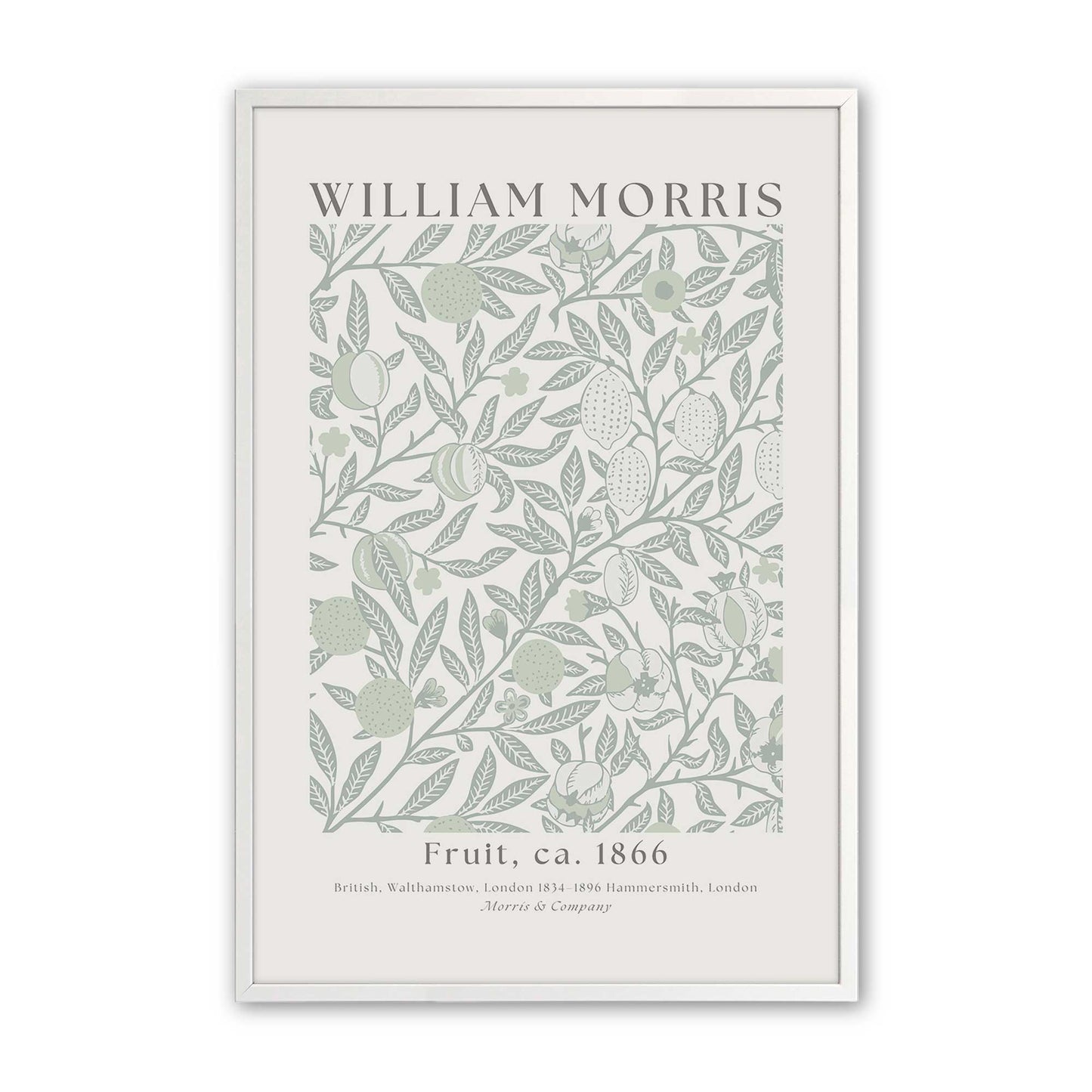 [Color:Opaque White], Picture of art in a Opaque White frame