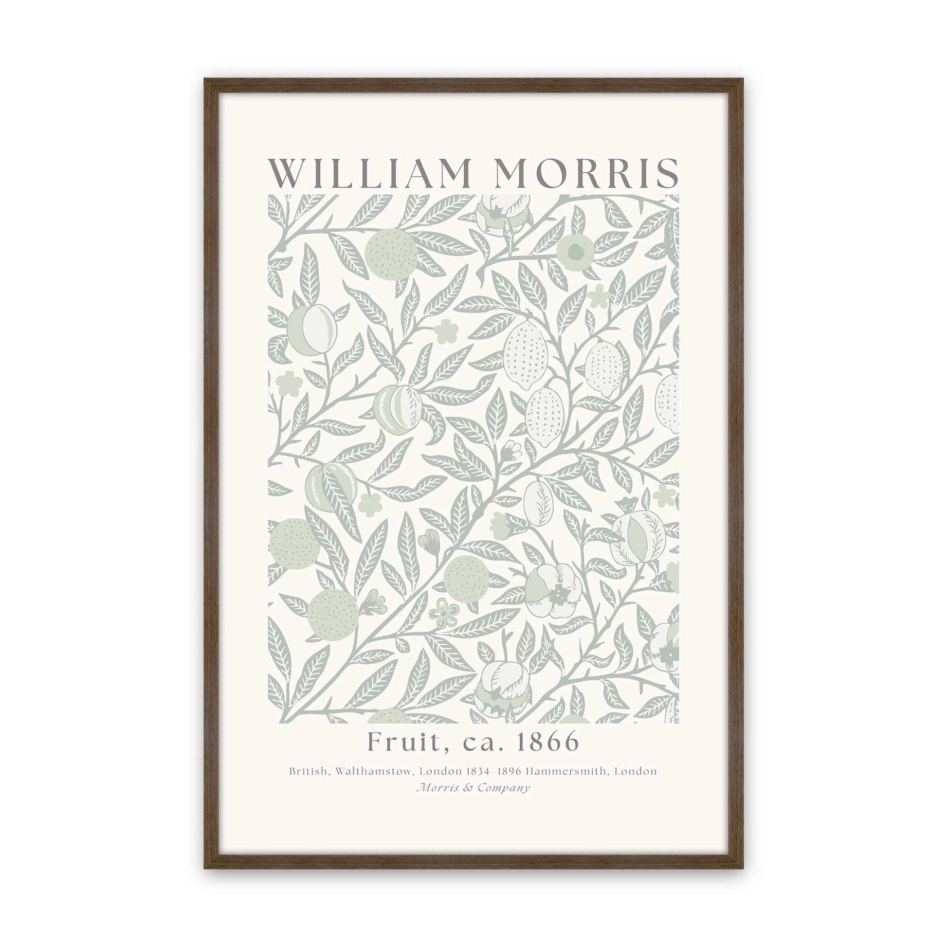 [Color:Walnut], Picture of art in a Walnut frame