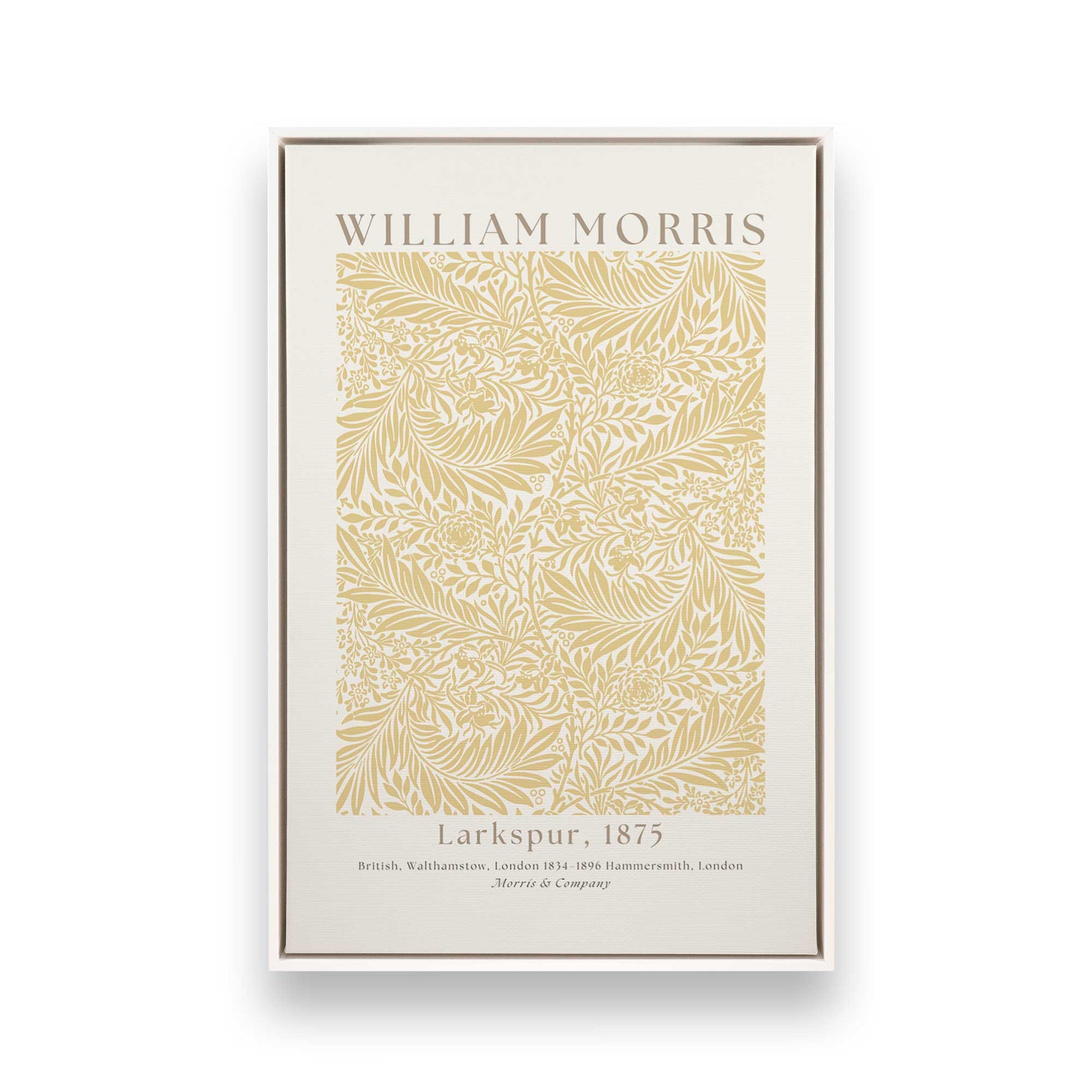 [Color:Opaque White], Picture of art in a White frame