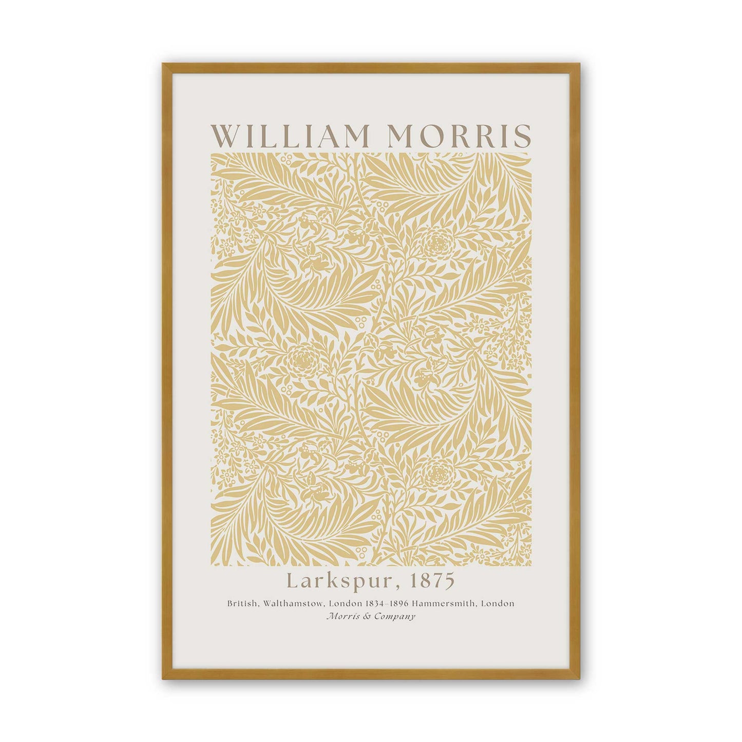[Color:Polished Gold], Picture of art in a Polished Gold frame